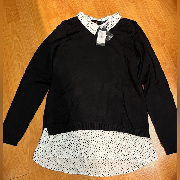 Adrianna Papell Twofer Sweater (US M) - Picture 2 of 10